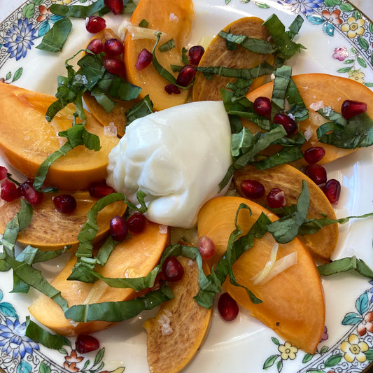 For a Gorgeous Thanksgiving Salad, Make This Persimmon Caprese
