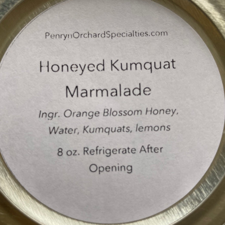 Honeyed Kumquat Marmalade